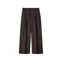 SINGLE PLEAT TAILORED PANTS MOSS