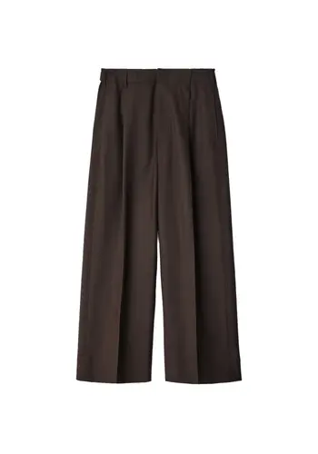 LEMAIRE single pleat tailored pants moss LEMAIRE single pleat tailored pants moss