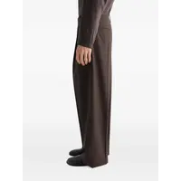 SINGLE PLEAT TAILORED PANTS MOSS