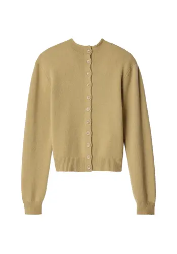 LEMAIRE reversible buttoned sweater linden