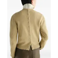 REVERSIBLE BUTTONED SWEATER LINDEN