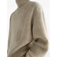 HIGH NECK SWEATER BEIGE/OAT