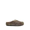BIRKENSTOCK AMSTERDAM WRAPPED SHEARLING OS FUR UNISEX GRAY TAUPE