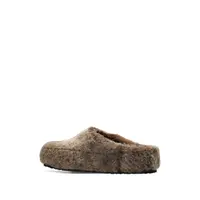 AMSTERDAM WRAPPED SHEARLING OS FUR UNISEX GRAY TAUPE