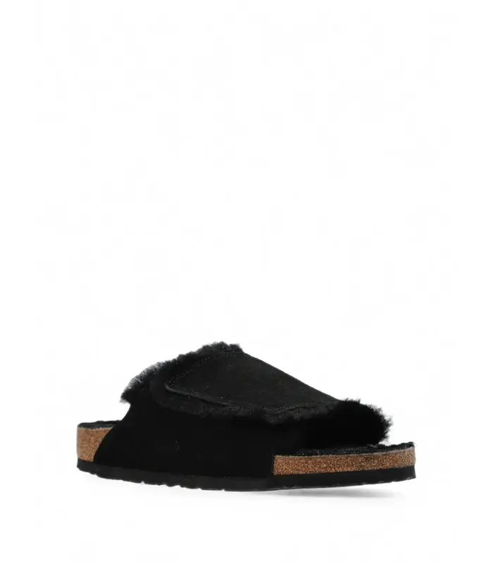 SOLANA SHEARLING SUEDE LEATHER UNISEX BLACK