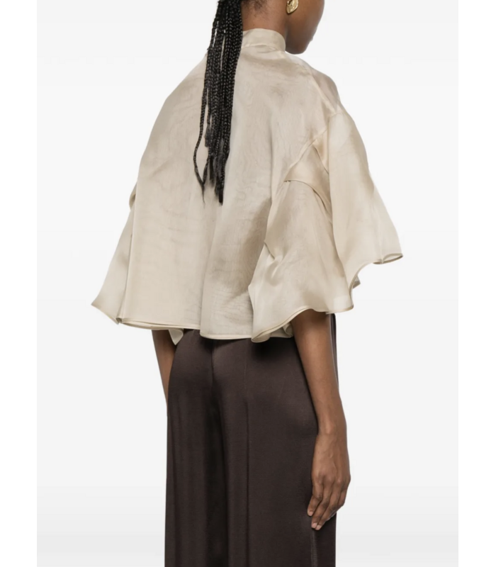 MXADONNA SILK CAPE SHIRT
