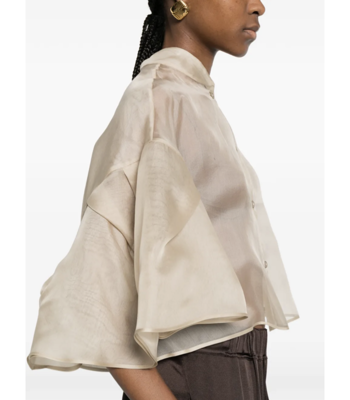 MXADONNA SILK CAPE SHIRT