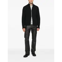 ULTRA ZIP FUNNEL CHARCOAL DRY MERINO WOOL