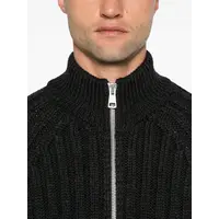 ULTRA ZIP FUNNEL CHARCOAL DRY MERINO WOOL