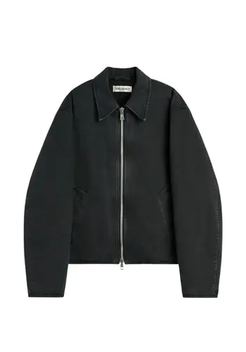 OUR LEGACY slight jacket enzyme obsidian field sateen