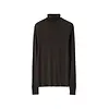 LEMAIRE TURTLENECK TOP EBONY