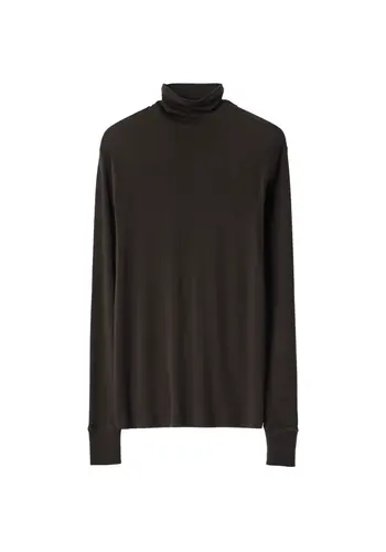 LEMAIRE turtleneck top ebony LEMAIRE turtleneck top ebony