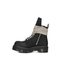 DR MARTENS QUAD SOLE STEEL TOE BOOT BLACK