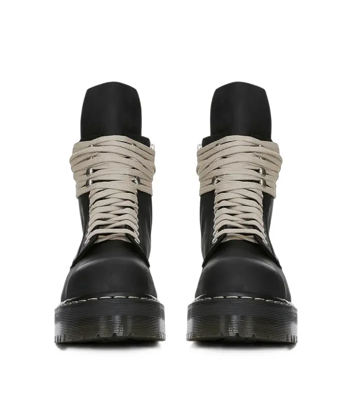 DR MARTENS QUAD SOLE STEEL TOE BOOT BLACK