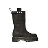 RICK OWENS DRKSHDW DR MARTENS QUAD SOLE PULL ON BOOT BLACK