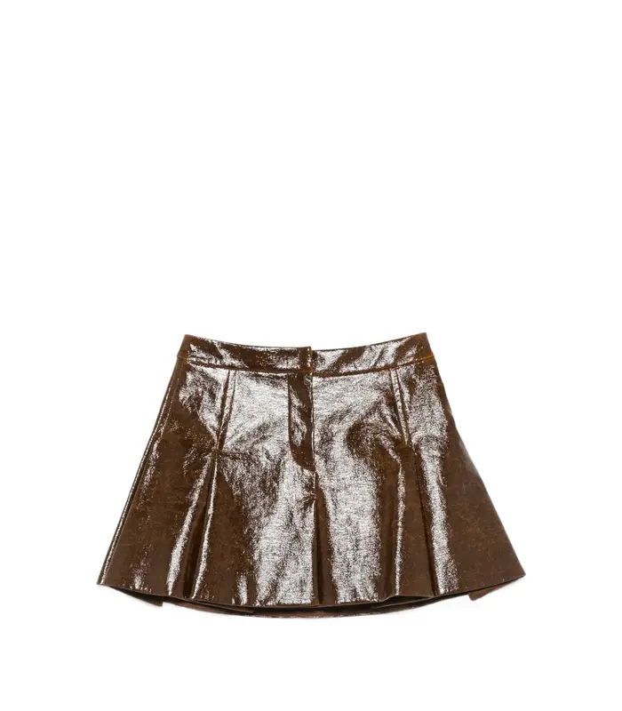 SPXSAIO SKIRT BROWN