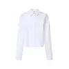 SPORTMAX SPXVIRGOLA SHIRT OPTICAL WHITE