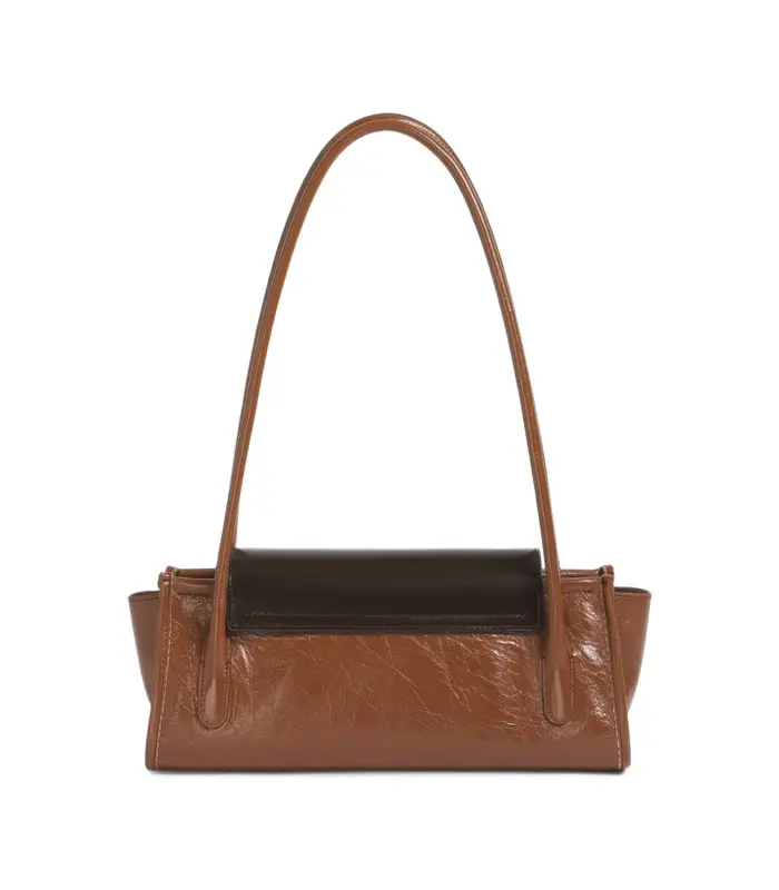 TRUNKETTE SHOULDER BAG BROWN