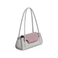 TRUNKETTE SHOULDER BAG WHITE/PINK