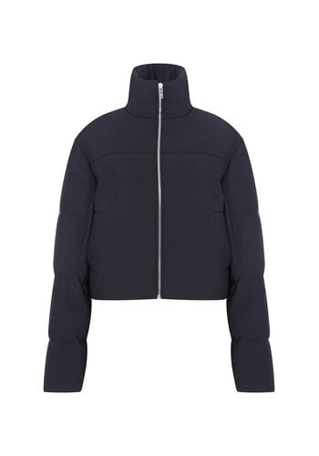 MEGUSTA ESSENTIALS Megusta Water Repellent Crop Down Jacket Black MEGUSTA ESSENTIALS Megusta Water Repellent Crop Down Jacket Black