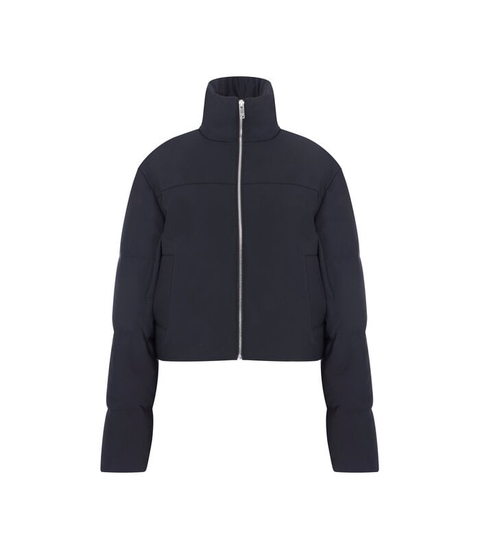 Megusta Water Repellent Crop Down Jacket Black