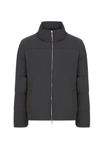 MEGUSTA ESSENTIALS Megusta Water Repellent Crop Down Jacket Anthracite MEGUSTA ESSENTIALS Megusta Water Repellent Crop Down Jacket Anthracite