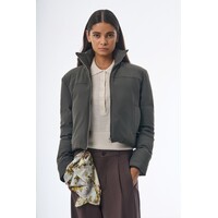 Megusta Water Repellent Crop Down Jacket Anthracite