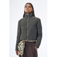 Megusta Water Repellent Crop Down Jacket Anthracite