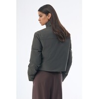 Megusta Water Repellent Crop Down Jacket Anthracite