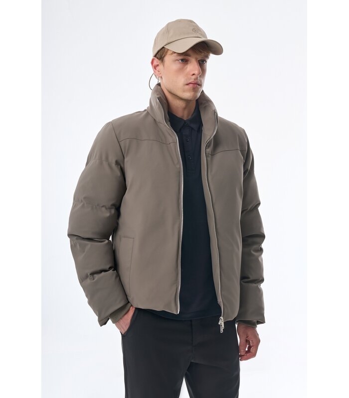 Megusta Water Repellent Down Jacket Taupe