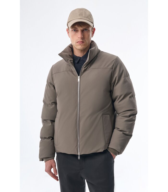 Megusta Water Repellent Down Jacket Taupe
