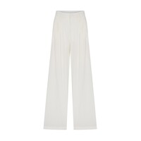 Megusta High Waisted Wool Trousers Off White