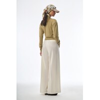 Megusta High Waisted Wool Trousers Off White