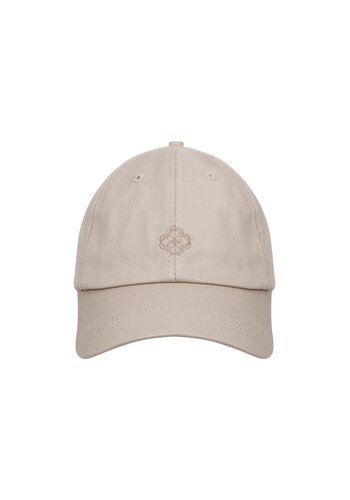 MEGUSTA ESSENTIALS Megusta Embroidered Logo Cap Beige