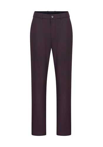 MEGUSTA COLLECTION Tropical Wool Trousers Midnight Plum
