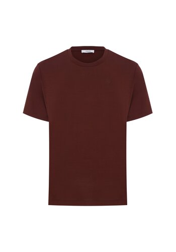 MEGUSTA ESSENTIALS Megusta Aurea Merino T-Shirt Chocolate Brown MEGUSTA ESSENTIALS Megusta Aurea Merino T-Shirt Chocolate Brown