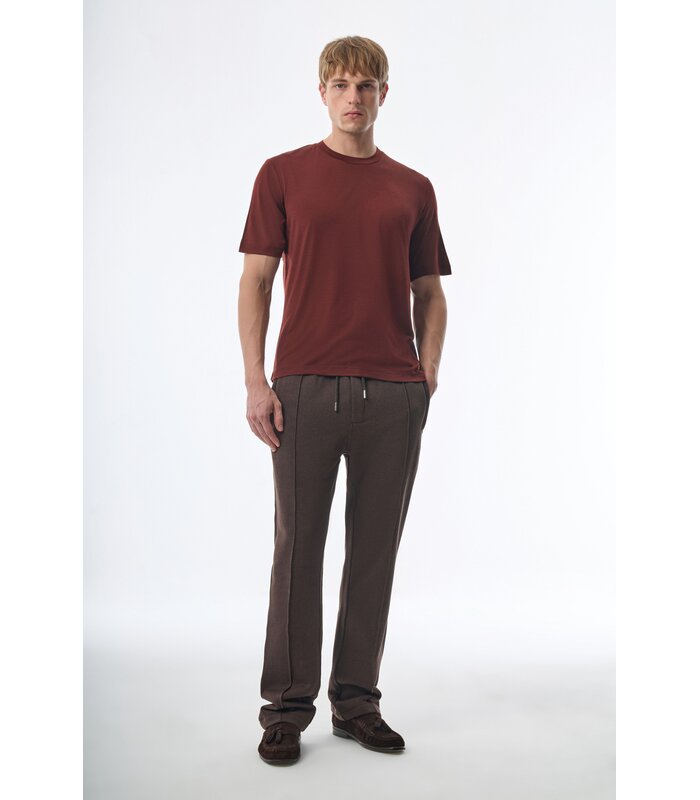 Megusta Aurea Merino T-Shirt Chocolate Brown