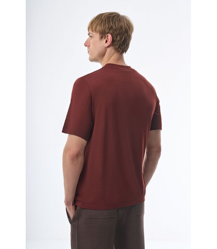 Megusta Aurea Merino T-Shirt Chocolate Brown