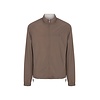 MEGUSTA COLLECTION Megusta Reversable Mercerised Cotton Cashmere Jacket Taupe