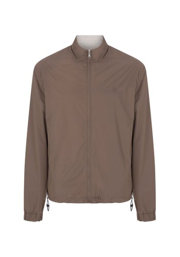 MEGUSTA COLLECTION Megusta Reversable Mercerised Cotton Cashmere Jacket Taupe MEGUSTA COLLECTION Megusta Reversable Mercerised Cotton Cashmere Jacket Taupe
