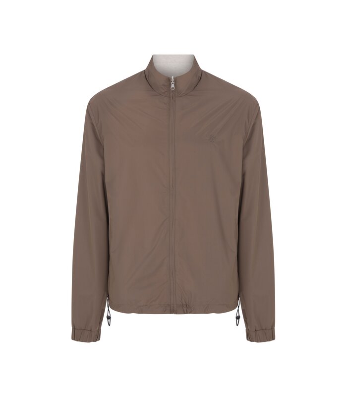 Megusta Reversable Mercerised Cotton Cashmere Jacket Taupe