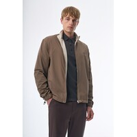 Megusta Reversable Mercerised Cotton Cashmere Jacket Taupe