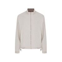 Megusta Reversable Mercerised Cotton Cashmere Jacket Taupe