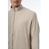Megusta Reversable Mercerised Cotton Cashmere Jacket Taupe