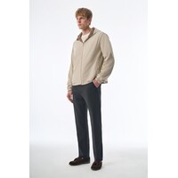 Megusta Reversable Hooded Mercerised Cotton Jacket Taupe