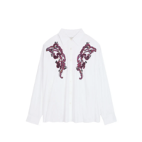 CASIA EMB SHIRT WHITE