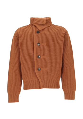 DRIES VAN NOTEN marino cardigan ocra DRIES VAN NOTEN marino cardigan ocra
