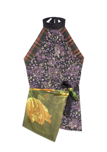 DRIES VAN NOTEN carfy top dessin a DRIES VAN NOTEN carfy top dessin a