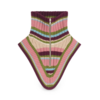 DRIES VAN NOTEN MORRISO STRIPE COLLAR OLD ROSE