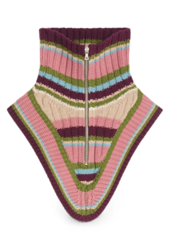 DRIES VAN NOTEN morisso stripe collar old rose DRIES VAN NOTEN morisso stripe collar old rose